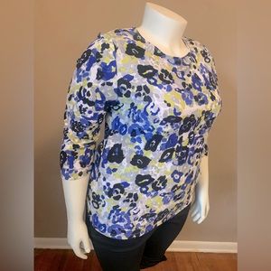 JM Collection Slinky Blouse XL $20